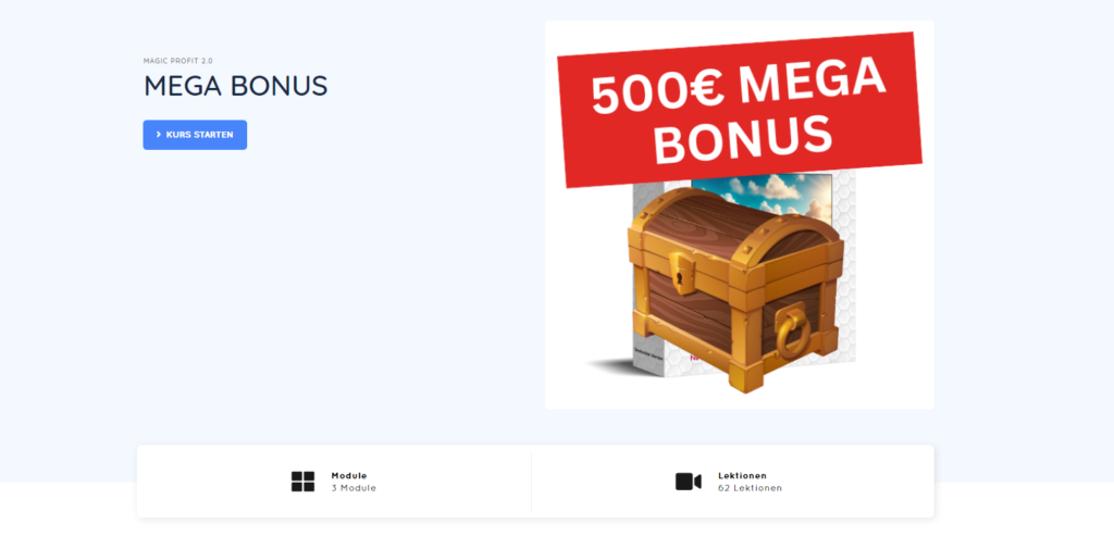Magic Profit 2.0 Bonus