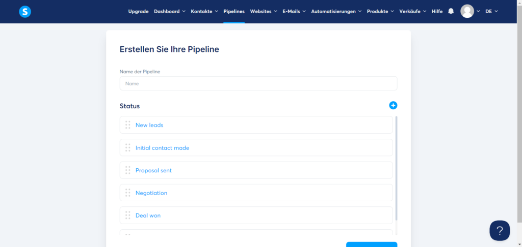 Systeme.io Dashboard